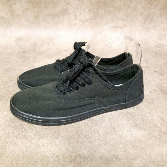 Mossimo Womens   Size 9 Black  Textile Lace Up Casual Sneakers - Picture 3 of 10